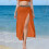 Dame Boho blonde-net strandkjolenederdel 1