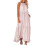 Boho maxiklänning för kvinnor, beige L 1