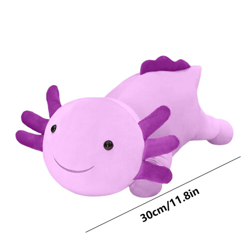Salamander Plush Pillow Toy Purple 2