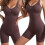 Macacão cropped feminino com alças finas, modelo regata. 2
