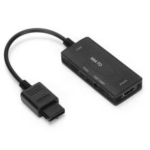 Hochauflösender Konverter für Retro N64/SNES auf HDMI Adapter Schwarz
