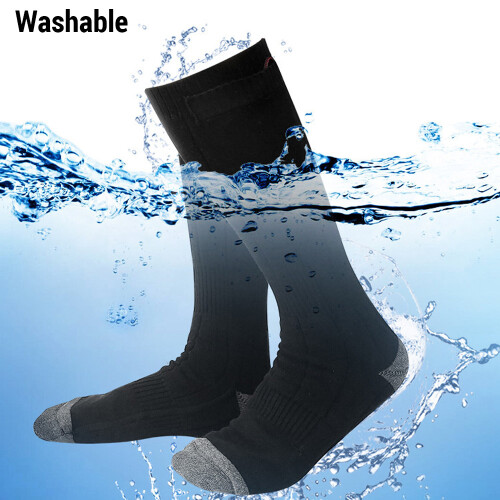 Remote Control Heated Socks 4000mAh 32x23 cm Black 1