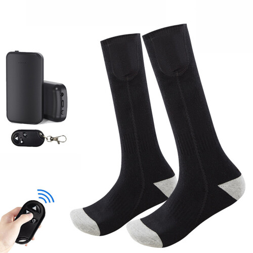Remote Control Heated Socks 4000mAh 32x23 cm Black 2
