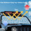 Blue Leopard Windshield Sun Shade for Jeep Wrangler TJ JK 3
