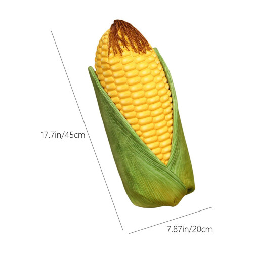 Maize Yellow Floor Cushion 18In Double-Stitched Corn Decor 2