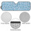 Blue Leopard Windshield Sun Shade for Jeep Wrangler TJ JK 4