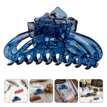 Blaue dekorative Haarspangen für Damen (1 Set)