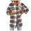 Dame Oversized Ternet Flannel Jakke Rød XXL 1