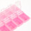 Press-On Nails Storage Case Clear 4 Pieces 1