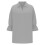 Women's V-Neck Blouse Three-Quarter Sleeve Solid Color 4