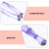 2St Mini Vingerroller Massager, Draagbaar Handmassage Tool, Violet 7