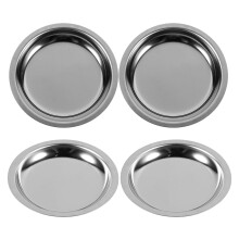 Stainless Steel Tea Bag Saucer 4pcs