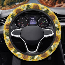 Sunflower Car Wheel Cover Women Modern Breathable SUV Sedan