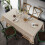 linen lace polyester linen dining table cloth, tea table cloth, fabric rectangular tablecloth (linen lace, 60 * 60cm) 4