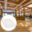 White 10W 5-Position Volume Knob 86x86mm 3.4in 6