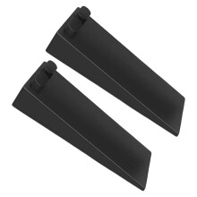 Rubber Door Stop Wedge 2 Pack for Floor Bottom of Door