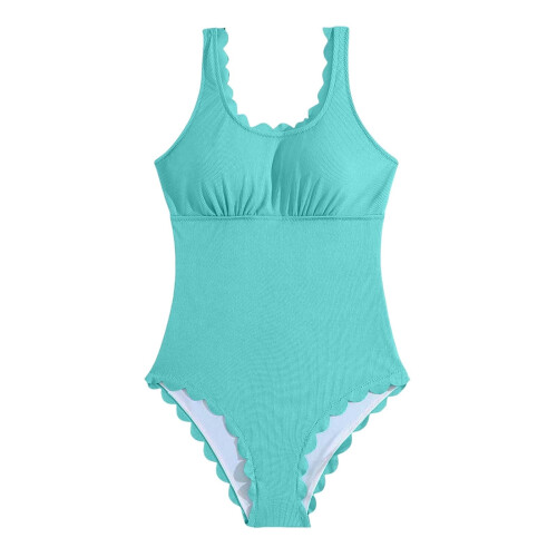 Costume intero da donna con top bralette in pizzo 2