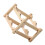 1Pack Wine Bottle Rack Double Layers Wood Compact Bottle Display Shelf For Home Decor 1