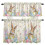 Easter Rabbit Kitchen Curtains and Valances Set Beige 1