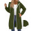 Damen-Kapuzenpullover mit langen Vordertaschen und 4