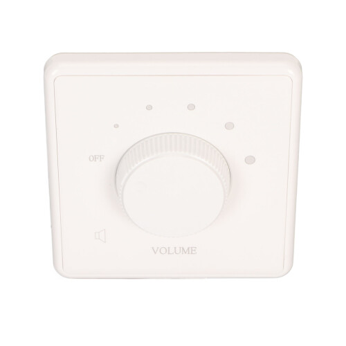 White 10W 5-Position Volume Knob 86x86mm 3.4in