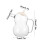 Snowman Borosilicate Glass Kettle with Handle, Stovetop 2