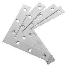 4Pcs Stainless Steel Flat Corner Brace L Bracket for Wood Furniture Support