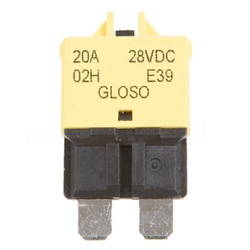 Interruttore automatico manuale con fusibile a lama 12V/24V 5-30A 1