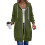 Damen-Kapuzenpullover mit langen Vordertaschen und 1