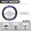 Starry Sky Fuzzy Steering Wheel Cover Winter Breathable 1 6