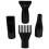 Hair Dryer Diffuser Attachment Black ABS Practical Design 4Pcs 1