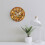 Retro Totem Samurai Wall Clock – Silent, Battery-Powered, Compatible with Home/Office/Bedroom 6