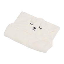 80cm Soft Fleece Baby Hooded Towel