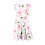 Robe à imprimé floral pour filles avec manches papillon et 3