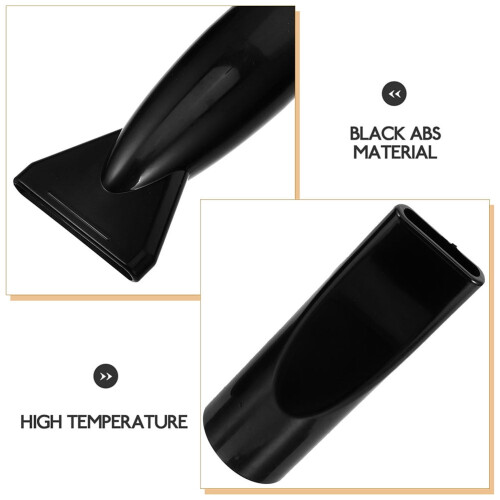 Hair Dryer Diffuser Attachment Black ABS Practical Design 4Pcs 2