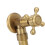 S Spout Antique Wall Faucet - Copper, Single Cold 3