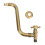 S Spout Antique Wall Faucet - Copper, Single Cold 5