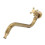 S Spout Antique Wall Faucet - Copper, Single Cold 13