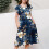 Mädchenkleid mit Blumenmuster, Volantärmeln und Taille 4