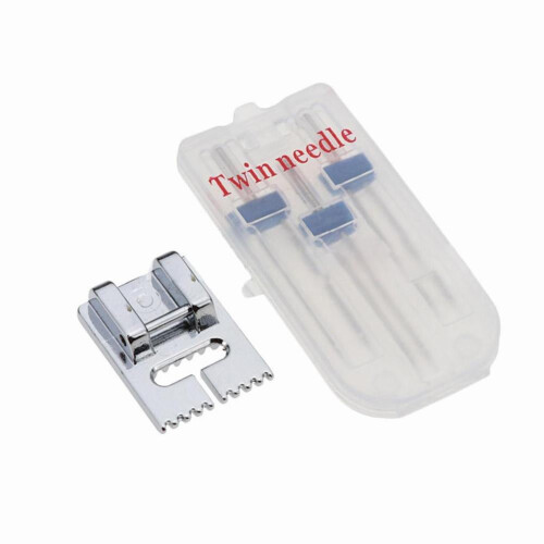 Picioruș presor pentru cusut cu ac dublu, 4 buc., 2/3/4 mm 1
