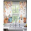 Pumpkin Sheer Curtains 52x63 inch Fall Orange Brown 2