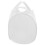 Rechthoekige wasmand van wit polyester (1 stuk) 6