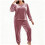 Women's Plus Size Flannel Pajama Set Long Sleeve Pants 3