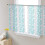 Sheer Curtains Modern Leaf Pattern 52x45 Inch Light 3
