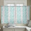 Sheer Curtains Modern Leaf Pattern 52x45 Inch Light 4
