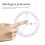 5 Pcs Mini Protractor Large Circle Degree Round Ruler 5