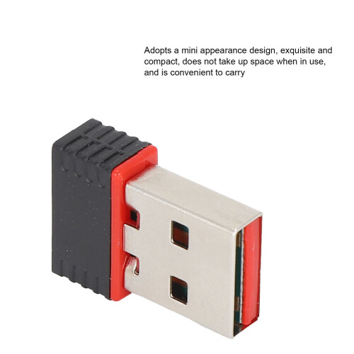 Mini USB Wireless Adapter 150Mbps High Speed WiFi Receiver for Laptop 2