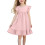 Robe princesse d'été sans manches à col rond pour filles 5