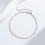Sterling Silver Ankle Bracelet Oval Bead Chain 1 Piece 3
