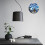 Mute Blue Totoro Wall Clock – PVC, Battery-Powered 4